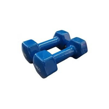 Body Heart Set Of Dumbbells, Set Of 2, Blue Colour, 4 Kg Each