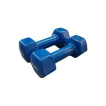 Body Heart Set Of Dumbbells, Set Of 2, Blue Colour, 4 Kg Each