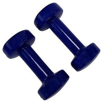 Body Heart Set Of Dumbbells, Set Of 2, Blue Colour, 4 Kg Each