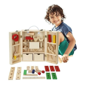 20-Piece Tool Box For Boys, Multicolour