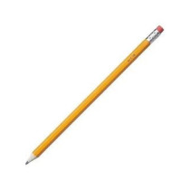 Bjm Wood Pencil Yellow, Pre-sharpened