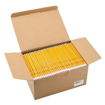 Bjm Wood Pencil Yellow, Pre-sharpened