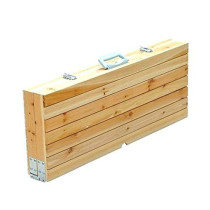 Folding Picnic Table 86cm, Brown Colour