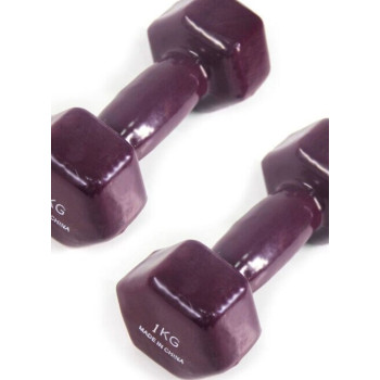 Set Of 2 Fitness Dumbbells, 1 Kg Each