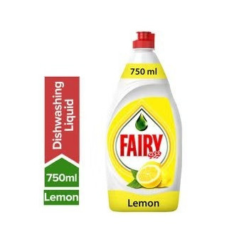 Fairy Lemon Dishwashing Liquid Soap, 750 ml