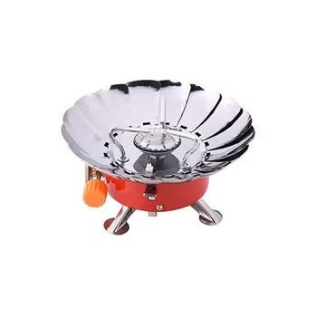 Portable Gas Stove, Silver/Pink Colour