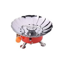Portable Gas Stove, Silver/Pink Colour
