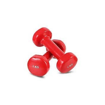 Fitness Dumbbell Set Of 1, Colour Red, 1 Kg Each