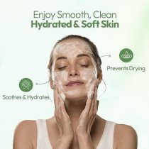 Himalaya Moisturizing Aloe Vera Face Wash And Cream Based Cleanser 150 ml, Pack Of 2