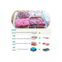Vacuum Seal Storage Organizer, 60 x 50 x 1Centimeter, Clear/Blue Colour