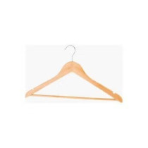 Home Bo x 4-Piece Rotating Wooden Hanger Set 8 x 36cm, Beige Colour