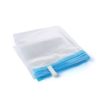 5-Piece Vacuum Storage Bag Clear/Blue Colour, 80 x 100cm