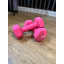2-Piece Strenght Training Dumbbell Set, 5 Kg Each