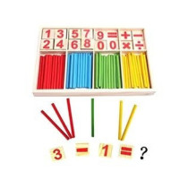 Cool Baby Counting Sticks Education Wooden Toys, 23 x 2.2 x 15cm
