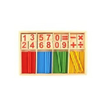 Cool Baby Counting Sticks Education Wooden Toys, 23 x 2.2 x 15cm