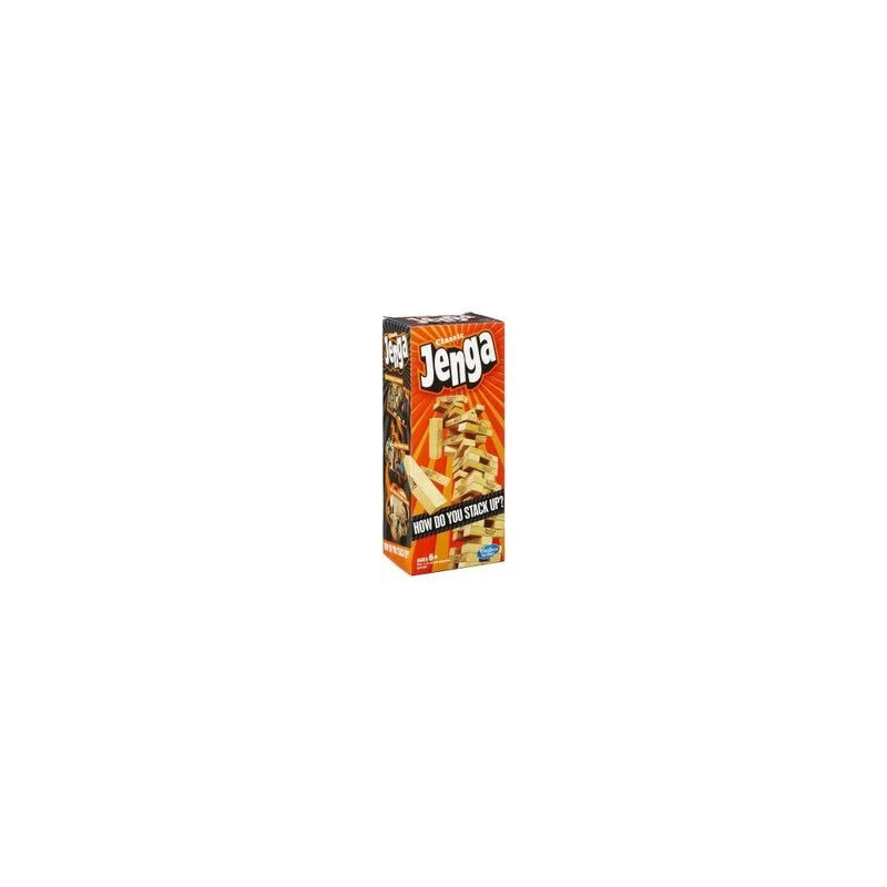 Hasbro 54-Piece Classic Jenga Game Set A2120, 750Grams