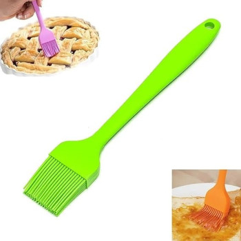 Silicone Oil Brush Green Colour, 21 x 3.5cm