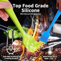Silicone Oil Brush Green Colour, 21 x 3.5cm