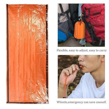 Yulan Foldable Sleeping Bag 14.3 x 3.5 x 7.9 Inch, Orange Colour
