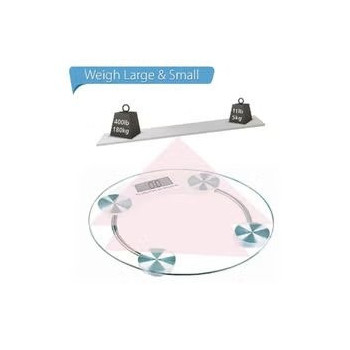 Weighing Scale With Digital Display, Silver Colour