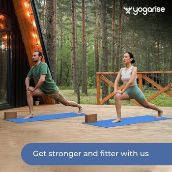 Sapu Yoga Mat 183 x 61 x 0.6cm, Blue Colour