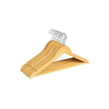 Yatai 20-Piece Non Slip Cloth Hangers Set Beige Colour, 22.5 x 45cm