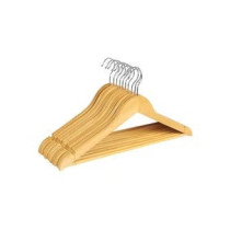 Yatai 20-Piece Non Slip Cloth Hangers Set Beige Colour, 22.5 x 45cm