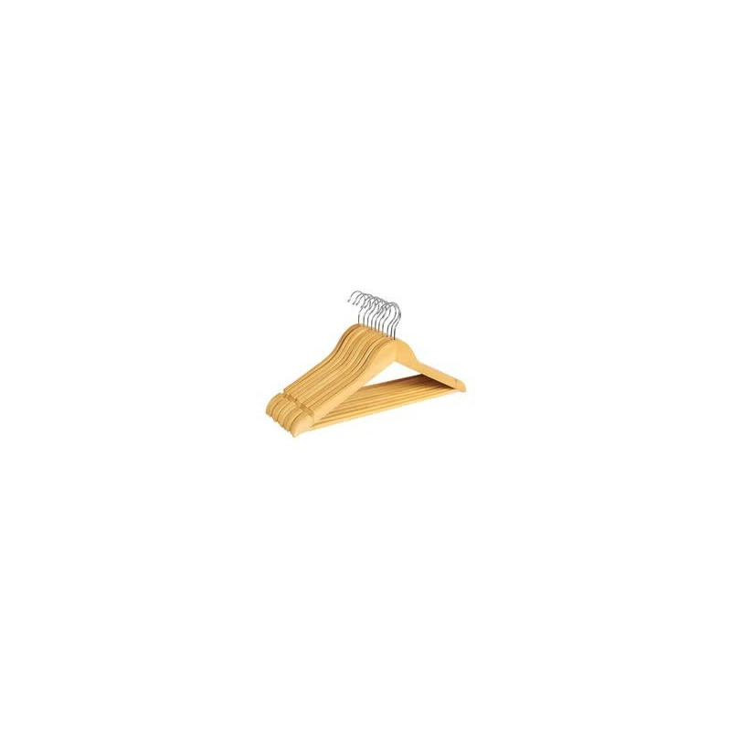 Yatai 20-Piece Non Slip Cloth Hangers Set Beige Colour, 22.5 x 45cm