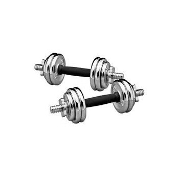 2 Piece Chrome Dumbbells...