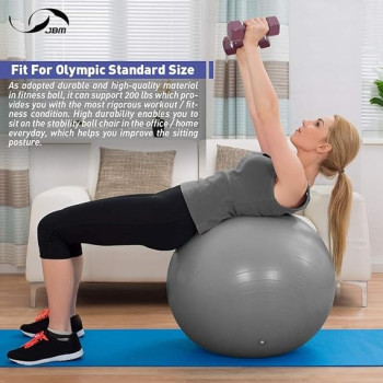 Explosion-Proof Exercise Ball, Black Colour