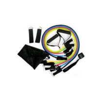 Resistance Bands Set, Exercise Bands For Women And Men-5 Multi Colour Bands, Handles, Ankle Straps, Non-Slip Door Anchor And Carry Bag, Ideal Travel Fitness