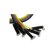 Resistance Bands Set, Exercise Bands For Women And Men-5 Multi Colour Bands, Handles, Ankle Straps, Non-Slip Door Anchor And Carry Bag, Ideal Travel Fitness