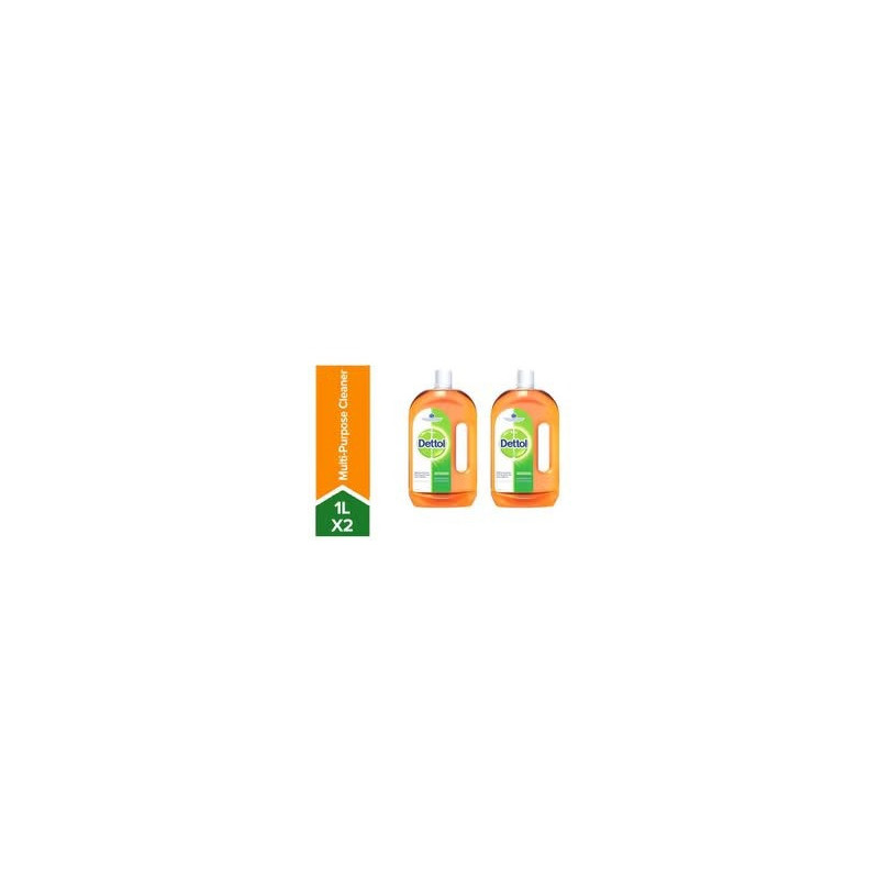 Dettol Antiseptic Disinfectant, 1L, Pack Of 2