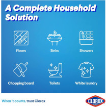 Clorox Liquid Bleach Original Household Cleaner And Disinfectant, 470 ml