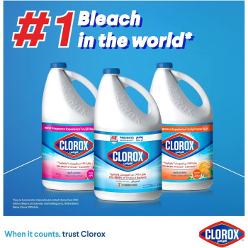 Clorox Liquid Bleach Original Household Cleaner And Disinfectant, 470 ml