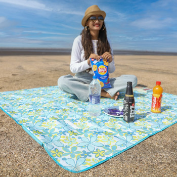 Foldable Waterproof Outdoor Picnic Mat, 2 x 1.5 x 1m, Multicolour