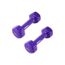 Dumbbell Set Of 2, 3 Kg Each, Purple Colour