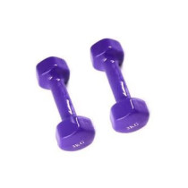Dumbbell Set Of 2, 3 Kg Each, Purple Colour