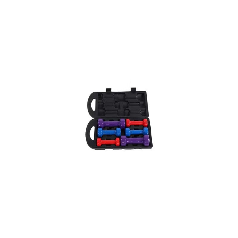 Exercise Dumbbell Set, Multicolour, 10 Kg