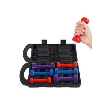 Exercise Dumbbell Set, Multicolour, 10 Kg
