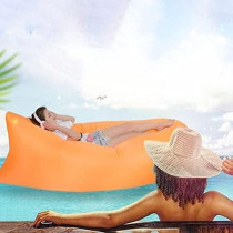 Outdoor Camping Bed For Camping, Beach, Park And Backyard , Yellow Colour