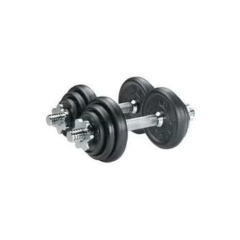 Set Of 2 Exercise Rubber Dumbbells, 15 Kg