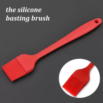 Basting Pastry Grilling Bbq Meat Oil Brushes Red Colou, 26 x 1 x 5Centimeter