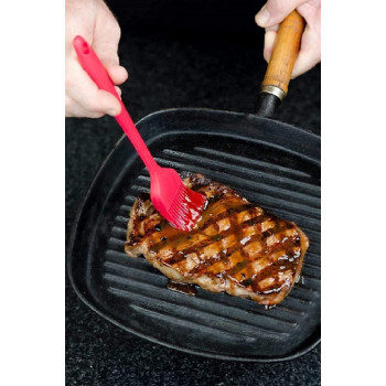 Basting Pastry Grilling Bbq Meat Oil Brushes Red Colou, 26 x 1 x 5Centimeter