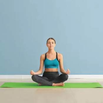 Bjm Lightweight Yoga Mat 20 x 15cm, Green Colour