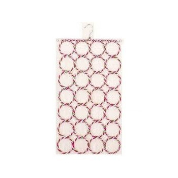 Scarf Organizer 28 Holes Pink Colour, 39 x 24.8 x 5.3cm