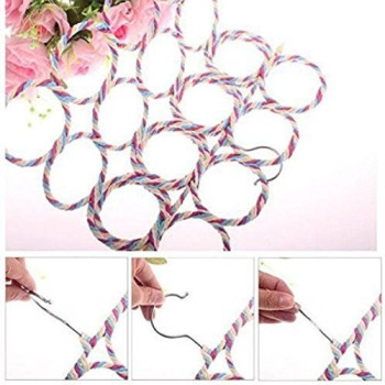 Scarf Organizer 28 Holes Pink Colour, 39 x 24.8 x 5.3cm