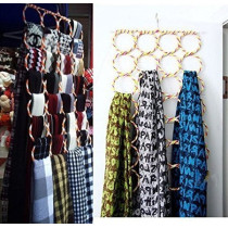 Scarf Organizer 28 Holes Pink Colour, 39 x 24.8 x 5.3cm