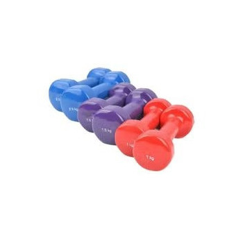 Set Of Dumbbells With Carrying Case, 10 Kg, Multicolour