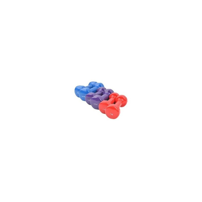 Set Of Dumbbells With Carrying Case, 10 Kg, Multicolour